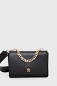 Tommy Hilfiger torebka nie mieści A4 czarny AW0AW15725