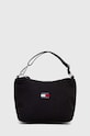 Tommy Jeans poșetă uni negru AW0AW15823