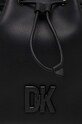 Dkny torebka skórzana czarny R41JKC55