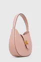 Δερμάτινη τσάντα Elisabetta Franchi ροζ