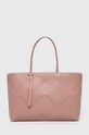 Kabelka Calvin Klein hladký růžová K60K611339