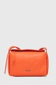 Τσάντα Calvin Klein απομίμηση λείου δέρματος πορτοκαλί K60K611346