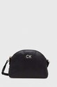 Kabelka Calvin Klein jednofarebný čierna K60K611444
