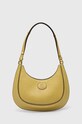 Tory Burch torebka skórzana Robinson Crosshatched skóra licowa żółty 158509.700