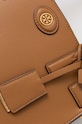 Tory Burch torebka skórzana Robinson Pebbled Small brązowy 152752.202