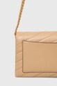 Akcesoria Tory Burch torebka skórzana Kira Chevron 90343.251 beżowy