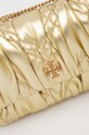 Tory Burch torebka skórzana Kira Metallic Diamond złoty 156840.700