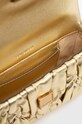 Tory Burch torebka skórzana Kira Metallic Diamond 156840.700 złoty