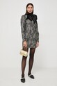 Tory Burch torebka skórzana Kira Metallic Diamond 156840.700