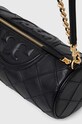Tory Burch torebka skórzana Fleming Soft Barrel czarny 150358.001