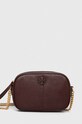 Tory Burch torebka skórzana McGraw Textured Leather Camer skóra licowa bordowy 152231.500