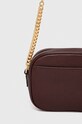 Akcesoria Tory Burch torebka skórzana McGraw Textured Leather Camer 152231.500 bordowy
