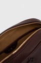 Tory Burch torebka skórzana McGraw Textured Leather Camer 152231.500 bordowy