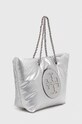 Kabelka Tory Burch Ella Metallic Puffy Chain 152451.040 stříbrná SS24