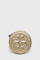 Шкіряний гаманець Tory Burch дрібний узор золотий 153106.700