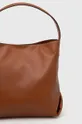 Kožna torba Lauren Ralph Lauren Temeljni materijal: 100% Goveđa koža Postava: 100% Poliester