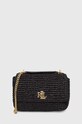Lauren Ralph Lauren torebka skóra licowa czarny 431920043