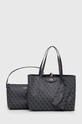 Guess torebka ECO BRENTON mieści A4 czarny HWEBG8.39023