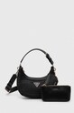 Torba Guess imitacija zrnate kože crna HWWG92.04120