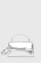 srebrna Usnjena torbica Guess Ženski
