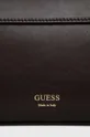 hnedá Kožená kabelka Guess IRIS