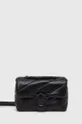 črna Usnjena torbica Pinko Ženski