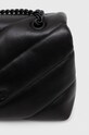 Accesorii Pinko poseta de piele 100039.A1JO negru