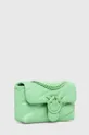 Usnjena torbica Pinko zelena