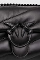 Δερμάτινη τσάντα Pinko μαύρο 100040.A1JO
