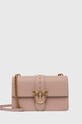 Pinko torebka skórzana skóra licowa różowy 100053.A0F1