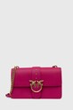 Pinko torebka skórzana skóra licowa różowy 100053.A0F1