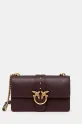 Pinko torebka skórzana skóra licowa fioletowy 100053.A0F1