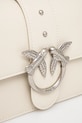 Pinko borsa a mano in pelle beige 100059.A0F1