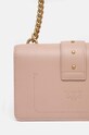 Pinko torebka skórzana różowy 100059.A0F1