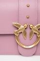 Pinko torebka skórzana różowy 100059.A0F1