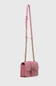 Kožená kabelka Pinko ružová