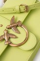 Pinko torebka skórzana 100059.A0F1 zielony