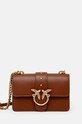 Pinko torebka skórzana skóra licowa brązowy 100059.A0F1