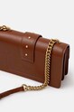 Akcesoria Pinko torebka skórzana 100059.A0F1 brązowy