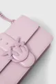 roza Usnjena torbica Pinko