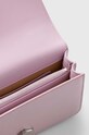 Δερμάτινη τσάντα Pinko 100059.A124 ροζ