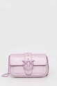 Pinko kopertówka skórzana 100061.A124 fioletowy SS24