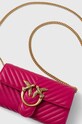 Akcesoria Pinko torebka skórzana 100062.A0GK różowy