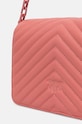Kožená kabelka Pinko ružová 100067.A0VM