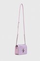 Δερμάτινη τσάντα Pinko 100067.A1JE μωβ SS24