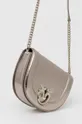 srebrna Usnjena torbica Pinko Ženski
