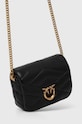 Pinko torebka skórzana czarny 101584.A1ET