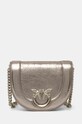 Pinko poseta de piele uni argintiu 101969.A1JG