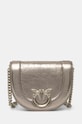 Pinko torebka skórzana skóra licowa srebrny 101969.A1JG