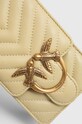 Pinko torebka skórzana żółty 102739.A0GK